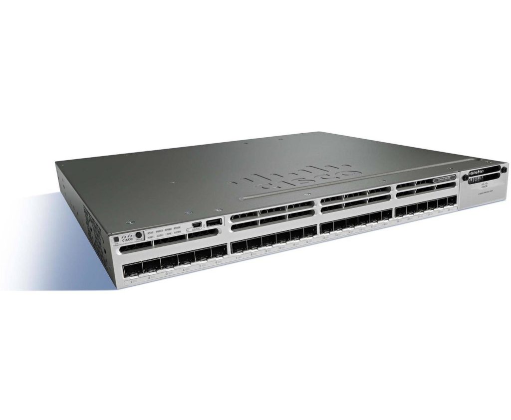 Cisco Switch WS-C3850-24S-S  ;  استوک